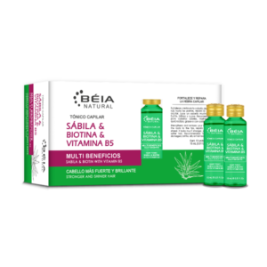 TÓNICO SÁBILA Y BIOTINA CAJA X 12 UNID.